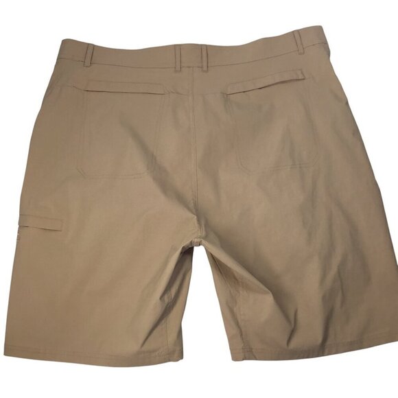 Reel Life NWT RipTide Short Men's XXL 2XL Shorts Tan Stretch Natural Quick Dry - Picture 2 of 7